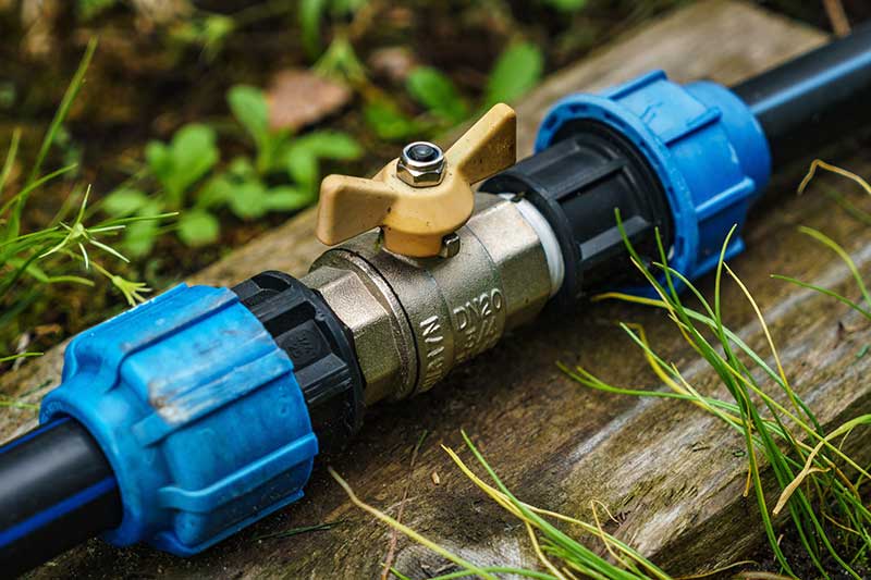 Ax'eau recherche fuite canalisations enterrées jardin