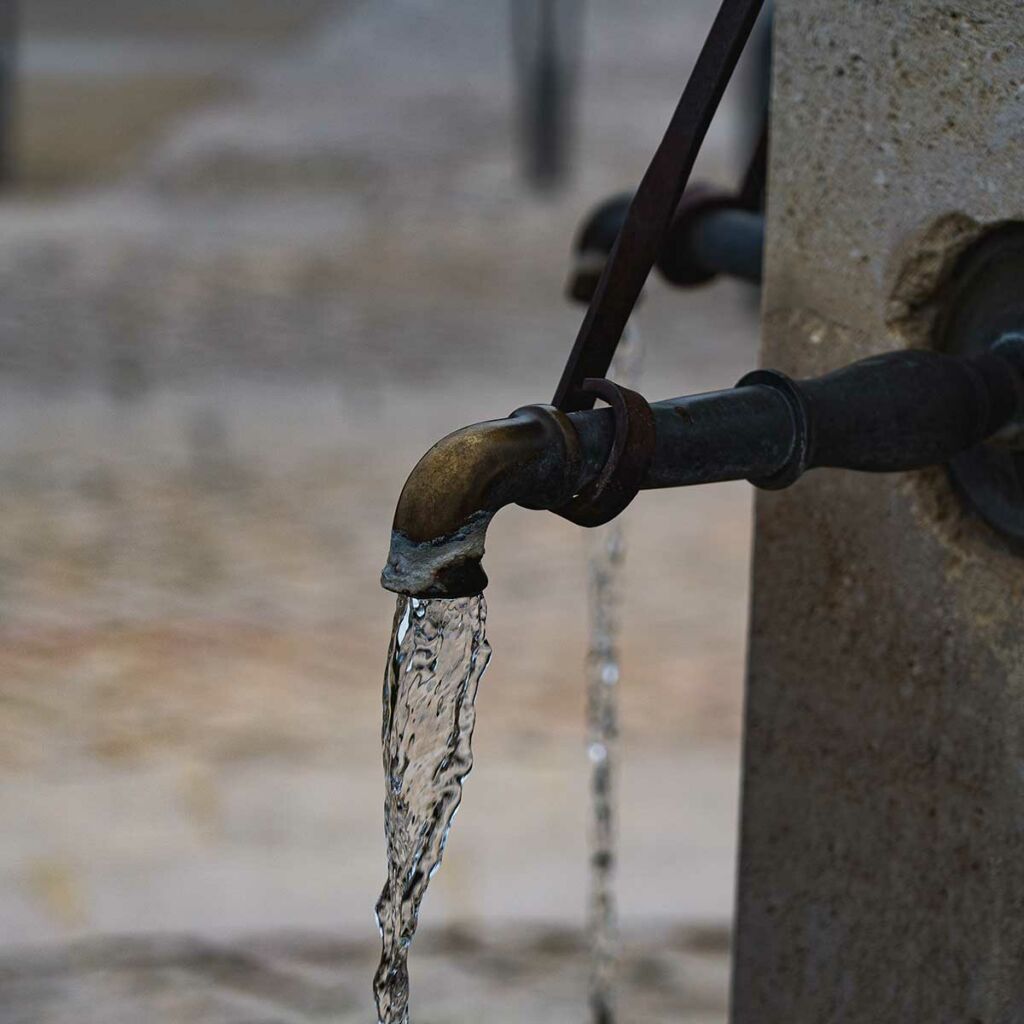 Robinet d'eau fontaine