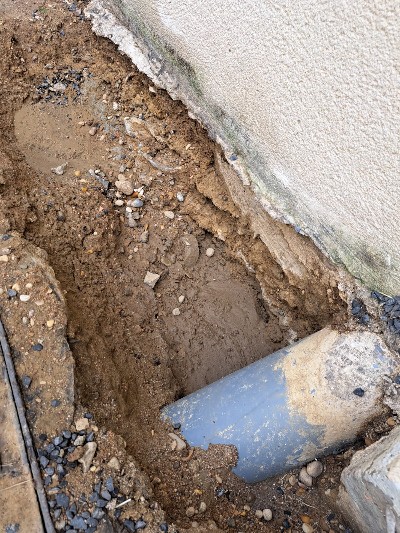 Canalisation enterrée