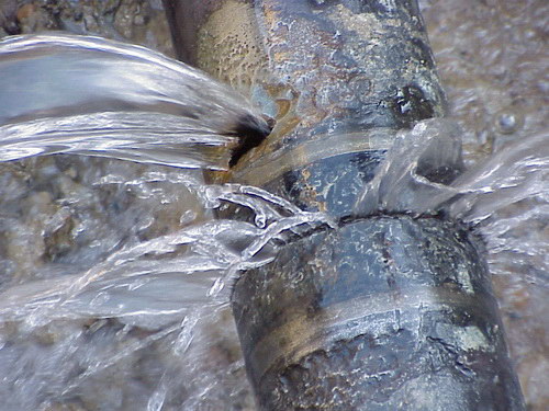 fuite d'eau